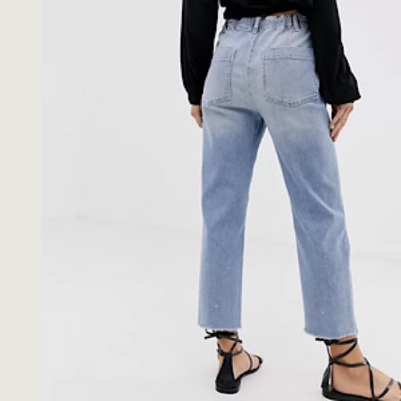 “NEW” Free People Distressed City Slouch Tapered Jean - Picture 3 of 8